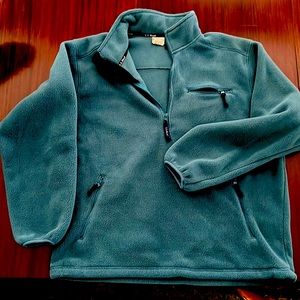 L.L. Bean Men’s Teal Full Zip Fleece Jacket